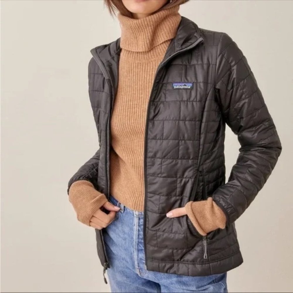 Women's Patagonia Nano Puff Jacket Black, Size Small